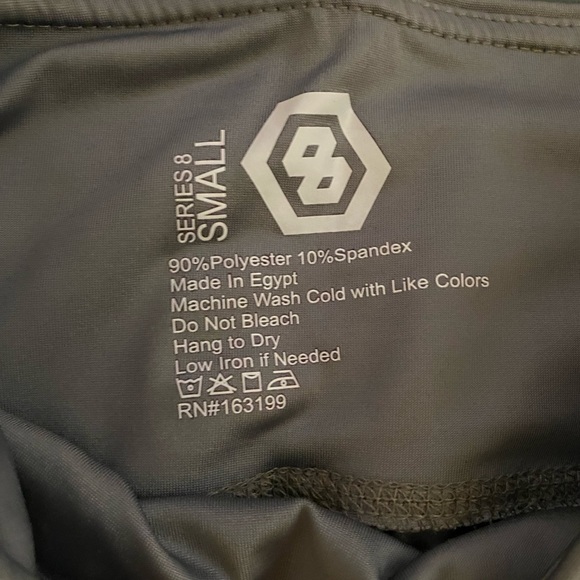 purple-pink leggings with side pockets - Picture 3 of 3